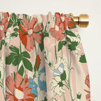 Botanical Nostalgia Hand Painted Window Curtain Gallery Image 2