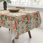 Botanical Nostalgia Hand Painted Tablecloth Gallery Image 3