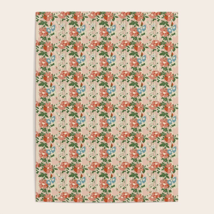 Botanical Nostalgia Hand Painted Poster Gallery Image 4