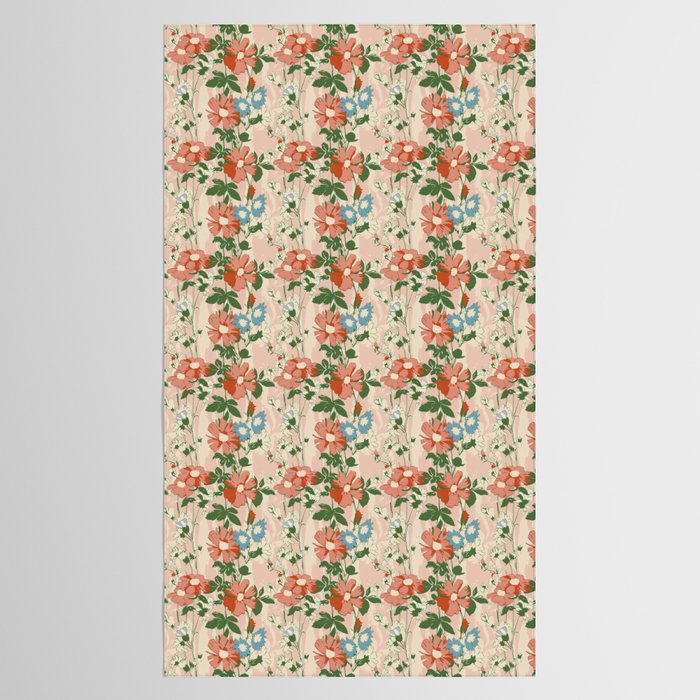 Botanical Nostalgia Hand Painted Tablecloth Gallery Image 2
