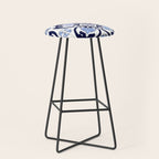Azulejos, moroccan tiles, Painted tiles, blue, white, portugal Stool Gallery Image 1