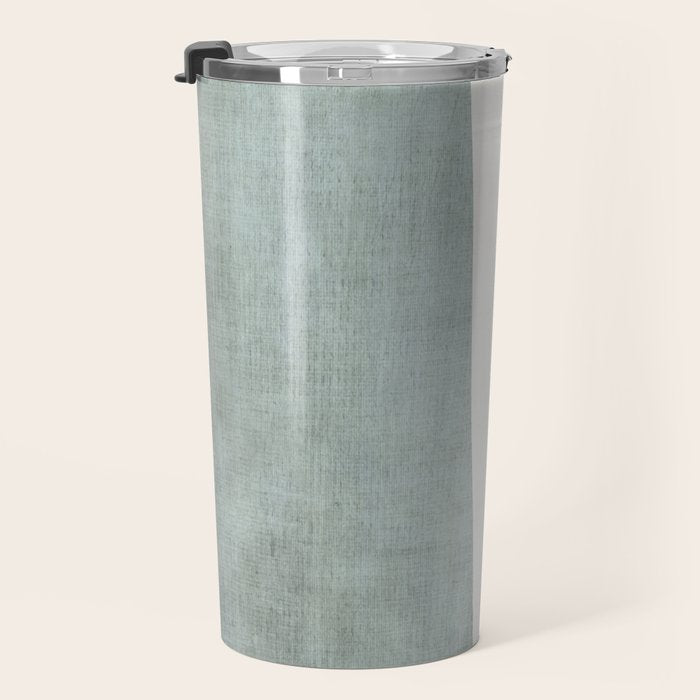 Organic Shapes Modern Colors Linen Artwork Travel Mug Gallery Image 3