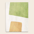 Organic Shapes Modern Colors Linen Artwork Notebook Gallery Image 4