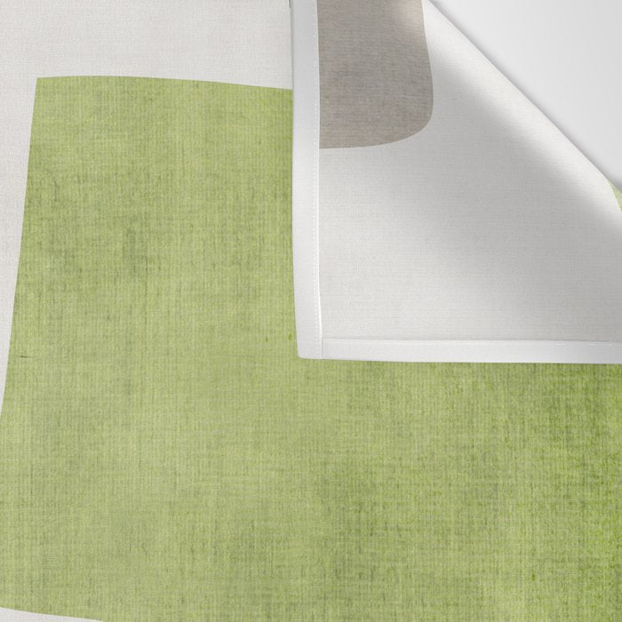 Organic Shapes Modern Colors Linen Artwork Wall Tapestry Gallery Image 3