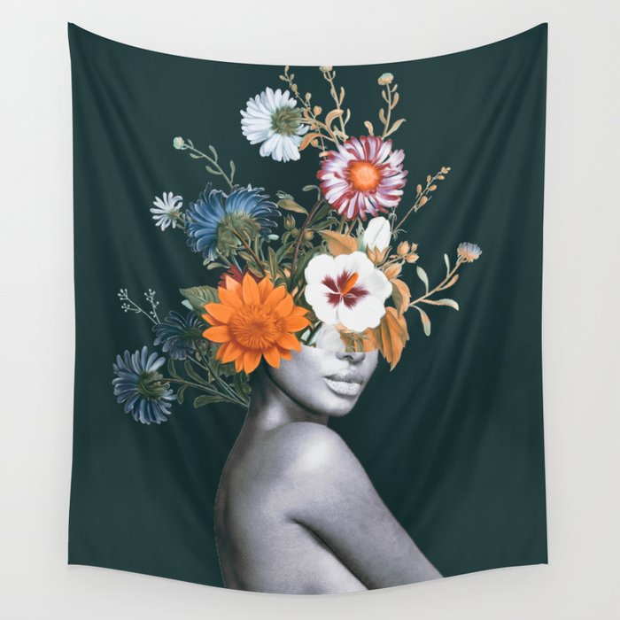 Floral beauty 20 Wall Tapestry Gallery Image 4