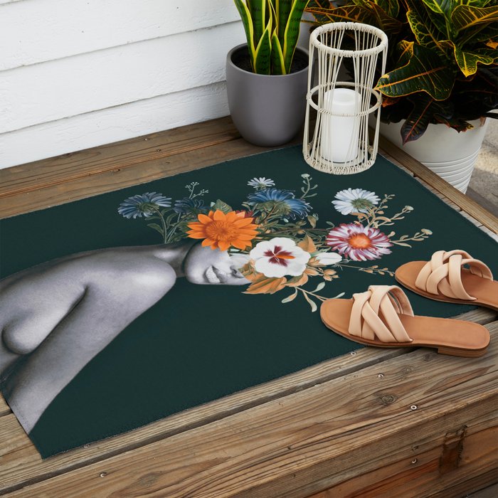 Floral beauty 20 Outdoor Rug Gallery Image 2