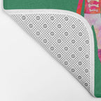 Nutcracker Ballet - Candy Cane Green Bath Mat Gallery Image 2