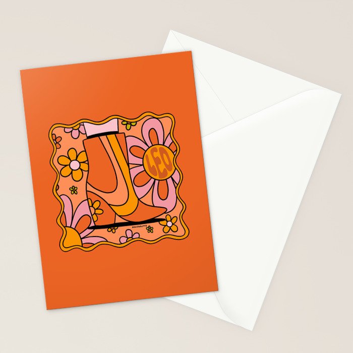 Leo Groovy Stationery Card Gallery Image 2