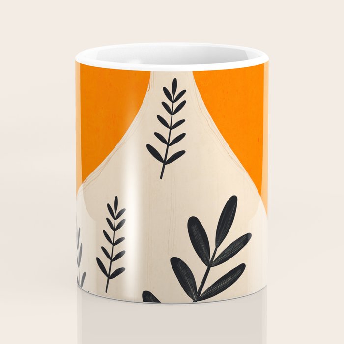 Minimal Abstract Art Vase 24 Coffee Mug Gallery Image 4
