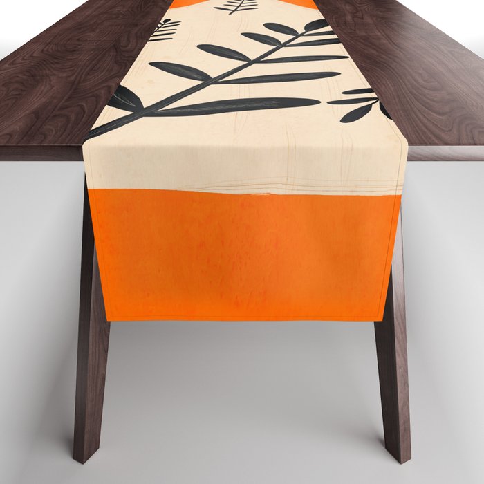 Minimal Abstract Art Vase 24 Table Runner Gallery Image 1