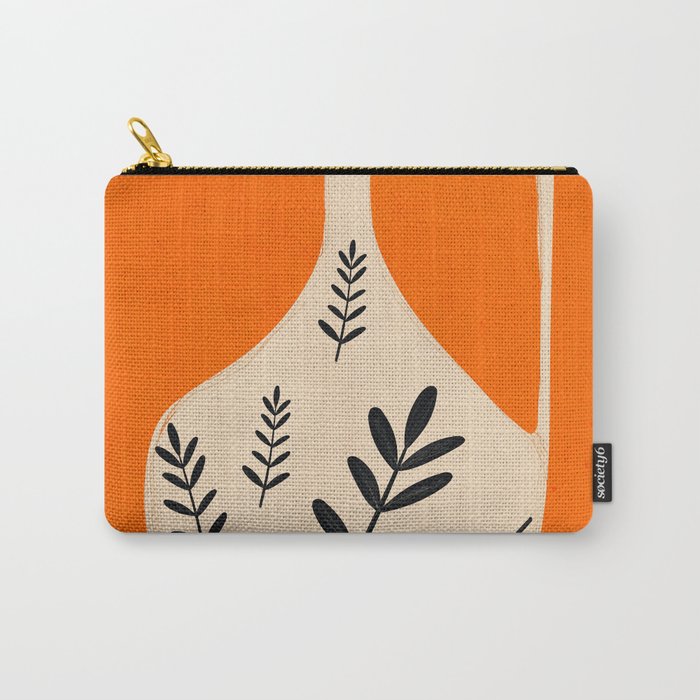 Minimal Abstract Art Vase 24 Carry All Pouch Gallery Image 1
