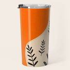 Minimal Abstract Art Vase 24 Travel Mug Gallery Image 3