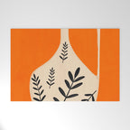 Minimal Abstract Art Vase 24 Welcome Mat Gallery Image 1
