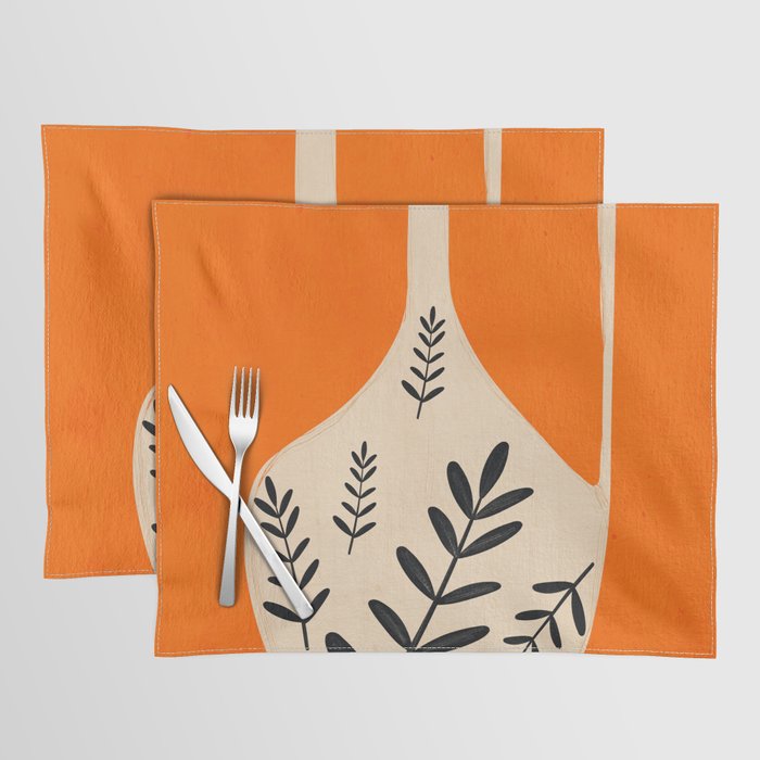 Minimal Abstract Art Vase 24 Placemat Gallery Image 1