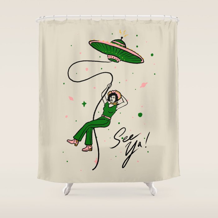 See Ya Shower Curtain Gallery Image 1