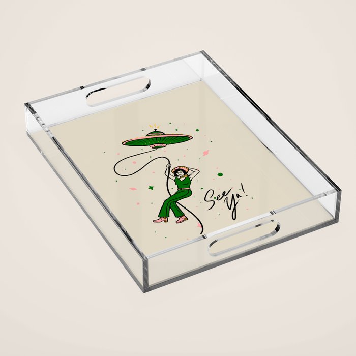 See Ya Acrylic Tray Gallery Image 1
