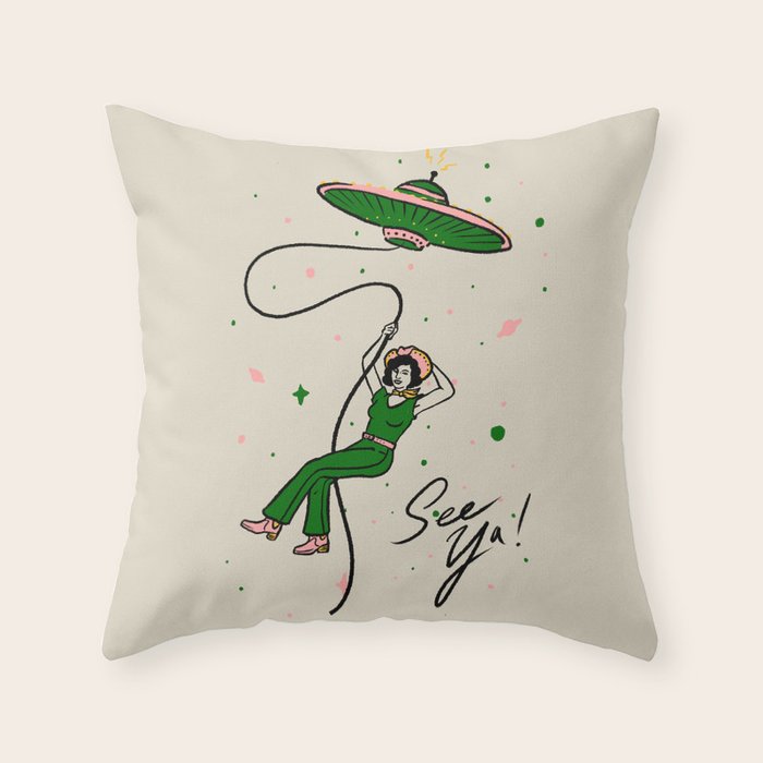 See Ya Throw Pillow Gallery Image 6