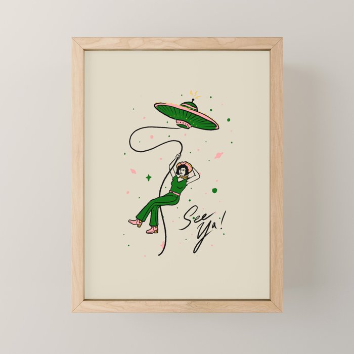 See Ya Mini Art Print Gallery Image 1
