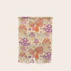 Purple & Orange Magic Mushrooms Wall Hanging Gallery Image 1