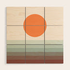 Sunseeker 16 Landscape Wood Wall Art Gallery Image 1