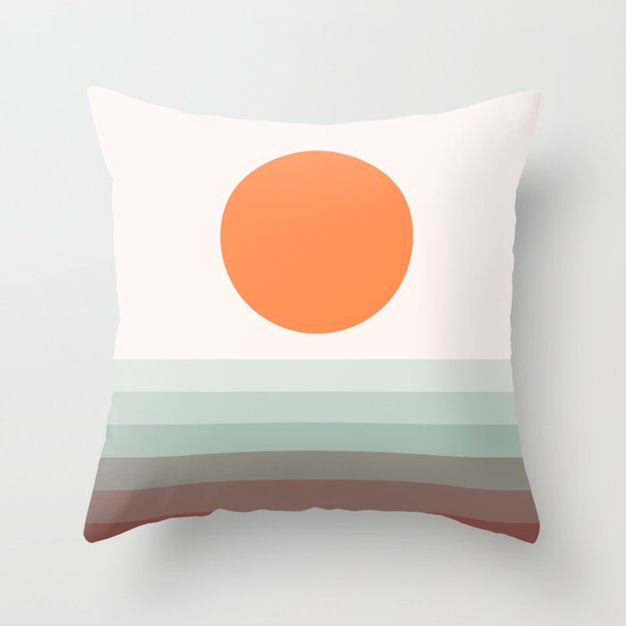Sunseeker 16 Landscape Throw Pillow Gallery Image 6