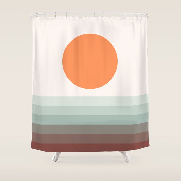 Sunseeker 16 Landscape Shower Curtain Gallery Image 1