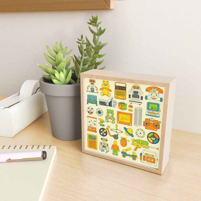 RETRO TOYS Mini Art Print Gallery Image 2