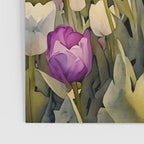 Purple tulips field  Poster Gallery Image 3