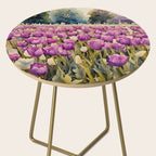 Purple tulips field  Side Table Gallery Image 2
