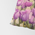 Purple tulips field  Pillow Sham Gallery Image 4