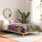 Purple tulips field  Comforter Gallery Image 2