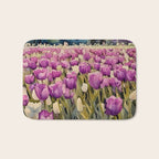 Purple tulips field  Bath Mat Gallery Image 1