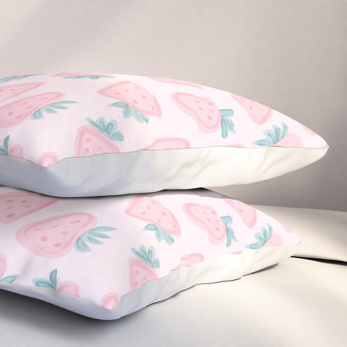 Sweet Strawberries Pillow Sham Gallery Image 3