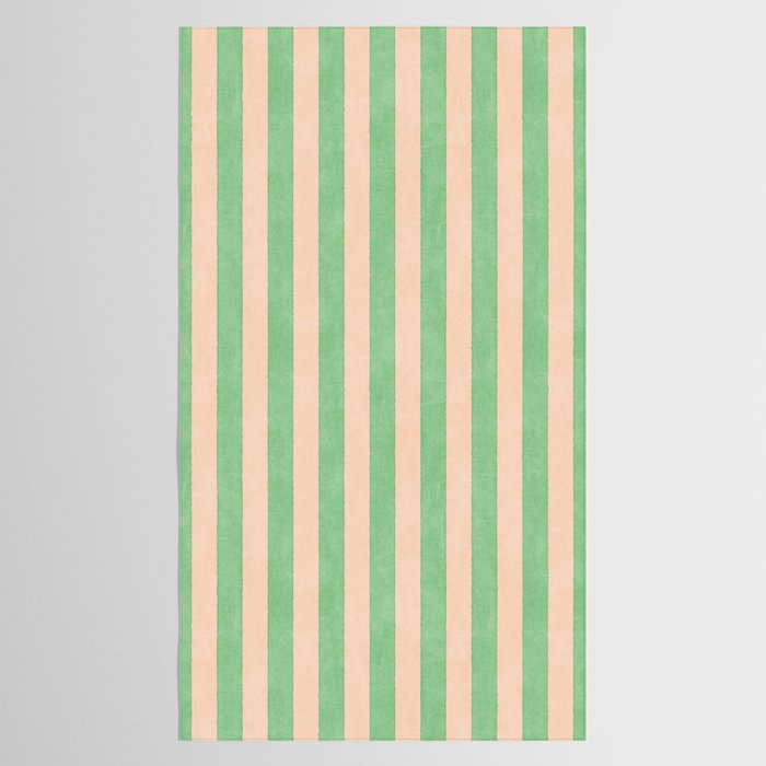 STRIPES 001 N - Lime Tablecloth Gallery Image 2