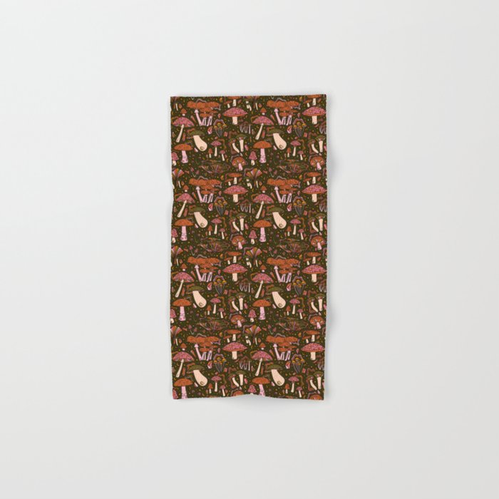 Magic Mushroom Print Bath Towel Gallery Image 1