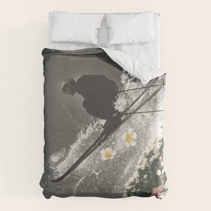 Spring Skiing Duvet Cover Gallery Image 1