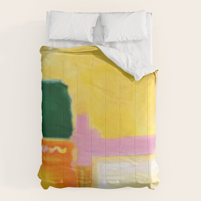 Mark Rothko - No 16 / No 12 (Mauve Intersection) Artwork Comforter Gallery Image 1