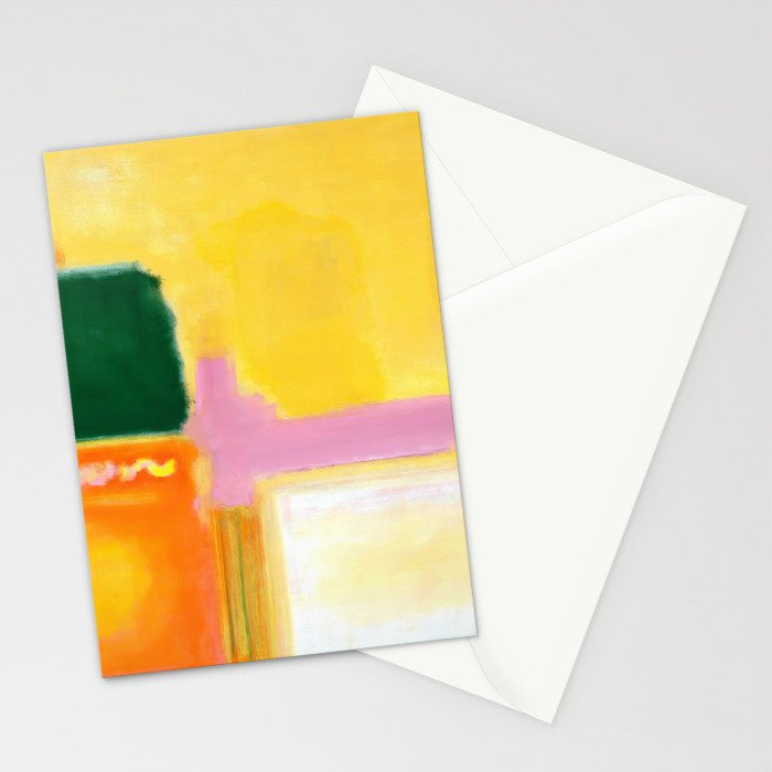Mark Rothko - No 16 / No 12 (Mauve Intersection) Artwork Stationery Card Gallery Image 2