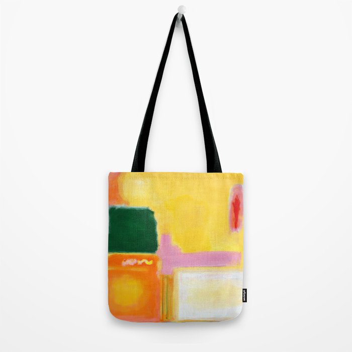 Mark Rothko - No 16 / No 12 (Mauve Intersection) Artwork Tote Bag Gallery Image 2