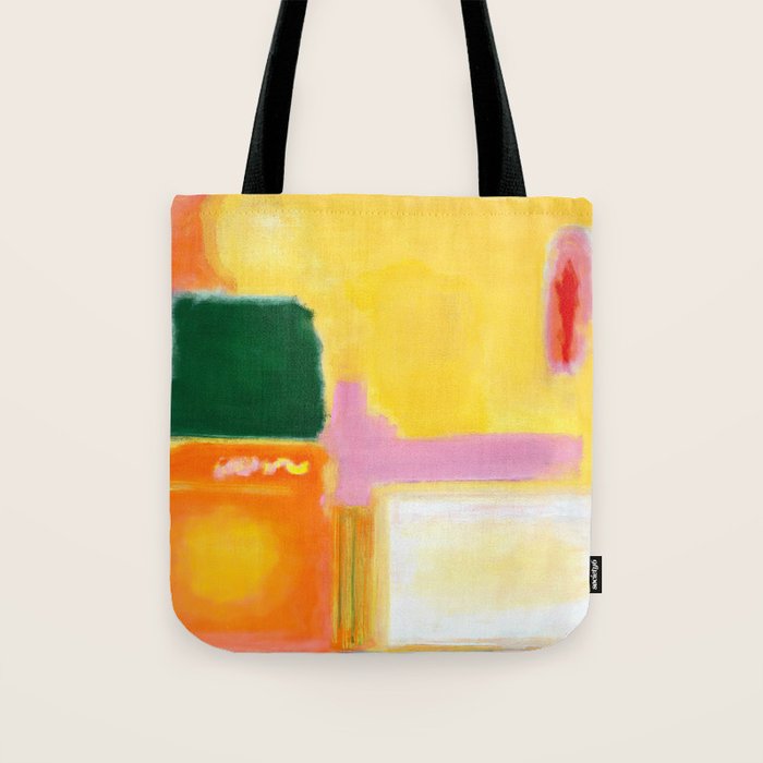 Mark Rothko - No 16 / No 12 (Mauve Intersection) Artwork Tote Bag Gallery Image 1