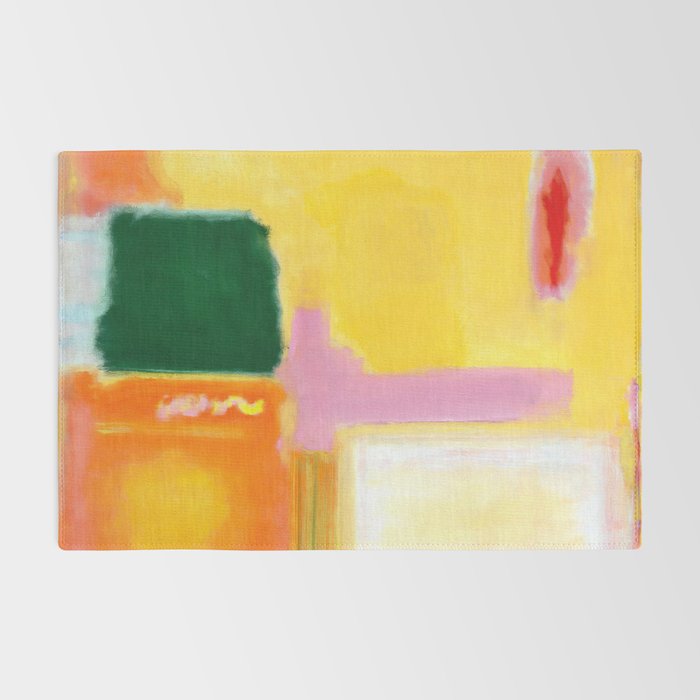 Mark Rothko - No 16 / No 12 (Mauve Intersection) Artwork Rug Gallery Image 2