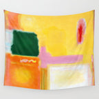 Mark Rothko - No 16 / No 12 (Mauve Intersection) Artwork Wall Tapestry Gallery Image 4