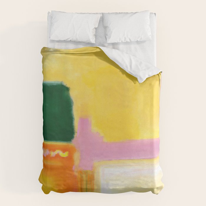 Mark Rothko - No 16 / No 12 (Mauve Intersection) Artwork Duvet Cover Gallery Image 6