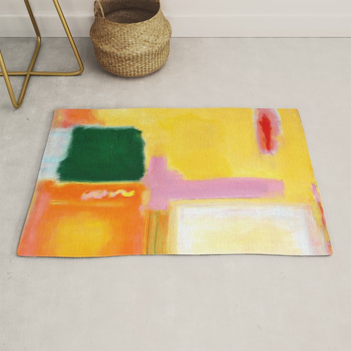 Mark Rothko - No 16 / No 12 (Mauve Intersection) Artwork Rug Gallery Image 1