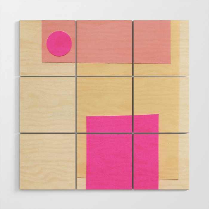 Patchwork Wood Wall Art Gallery Image 1