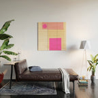 Patchwork Wood Wall Art Gallery Image 2
