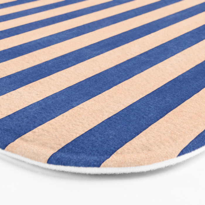 STRIPES 001 O - Sapphire Bath Mat Gallery Image 3