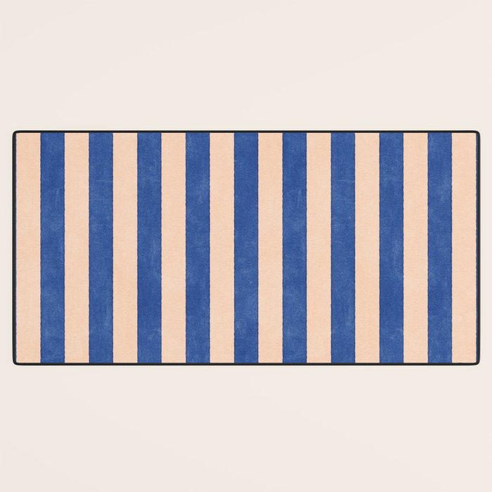 STRIPES 001 O - Sapphire Desk Mat Gallery Image 3