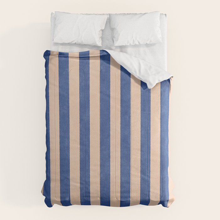 STRIPES 001 O - Sapphire Comforter Gallery Image 1