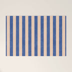 STRIPES 001 O - Sapphire Welcome Mat Gallery Image 1